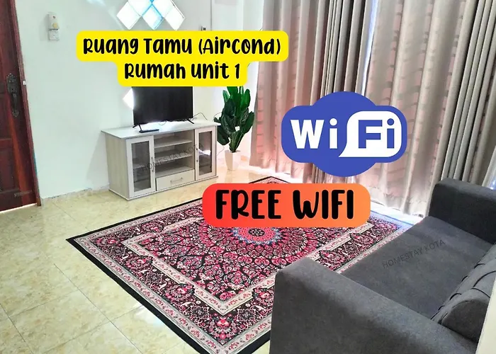 Homestay Kota, Kuala Terengganu Free Wifi